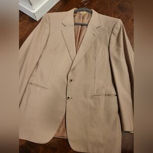 Vintage Brioni Traiano Sport Coat Blazer Color Biege
